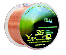 Yuki 3G FD New Evolution Invisible Nylon Fishing Line 150m 300m
